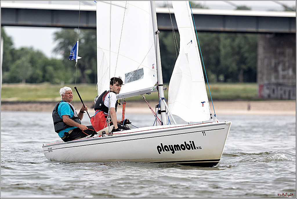 100 Jahre Rheinwoche 2022 - 2. Wettfahrt  Hitdorf - Duesseldorf, 03.06.2022,